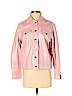 St. John 100% Polyurethane Pink Faux Leather Jacket Size P (petite) - photo 1