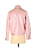 St. John 100% Polyurethane Pink Faux Leather Jacket Size P (petite) - photo 2