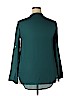 Unbranded Green Long Sleeve Blouse Size XXL - photo 2