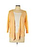 Eileen Fisher 100% Linen Tan Cardigan Size L (petite) - photo 1