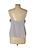 Topshop 100% Polyester Gray Sleeveless Blouse Size 10 - photo 2