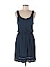 Lush 100% Rayon Blue Casual Dress Size S - photo 1