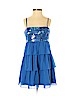 BCBGMAXAZRIA 100% Polyester Blue Cocktail Dress Size 2 (petite) - photo 1