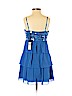 BCBGMAXAZRIA 100% Polyester Blue Cocktail Dress Size 2 (petite) - photo 2