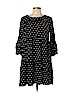 Suzanne Betro 100% Rayon Black Casual Dress Size L - photo 1