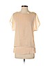 Express Tan Short Sleeve Blouse Size S (petite) - photo 1