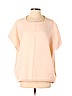 Cuyana 100% Baby Alpaca Solid Pink Short Sleeve Top Size P (petite) - photo 1
