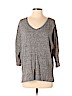 Old Navy Gray 3/4 Sleeve Top Size S (petite) - photo 1