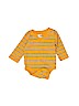 Baby Gap 100% Cotton Gold Long Sleeve Onesie Size 3-6 mo - photo 1