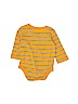 Baby Gap 100% Cotton Gold Long Sleeve Onesie Size 3-6 mo - photo 2