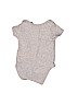 Carter's 100% Cotton Gray Short Sleeve Onesie 0-3 MO / 3 MO - photo 2