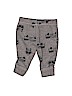 Carter's 100% Cotton Print Gray Sweatpants 0-3 MO / 3 MO - photo 2