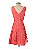Kathy Hilton 100% Polyester Orange Cocktail Dress Size 4 - photo 2