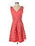 Kathy Hilton 100% Polyester Orange Cocktail Dress Size 4 - photo 1