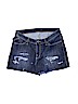 Rock & Republic Blue Denim Shorts Size 10 - photo 1