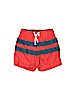 Baby Gap 100% Polyester Stripes Red Board Shorts Size 0-3 mo - photo 1