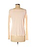 Cuyana 100% Pima Cotton Solid Pink Long Sleeve T-Shirt Size M - photo 2