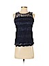 Ann Taylor 100% Nylon Blue Sleeveless Top Size XS (petite) - photo 1