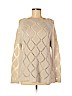 Aqua 100% Acrylic Tan Pullover Sweater Size M - photo 1