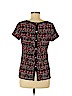 Anne Klein Black Short Sleeve Top Size M - photo 2