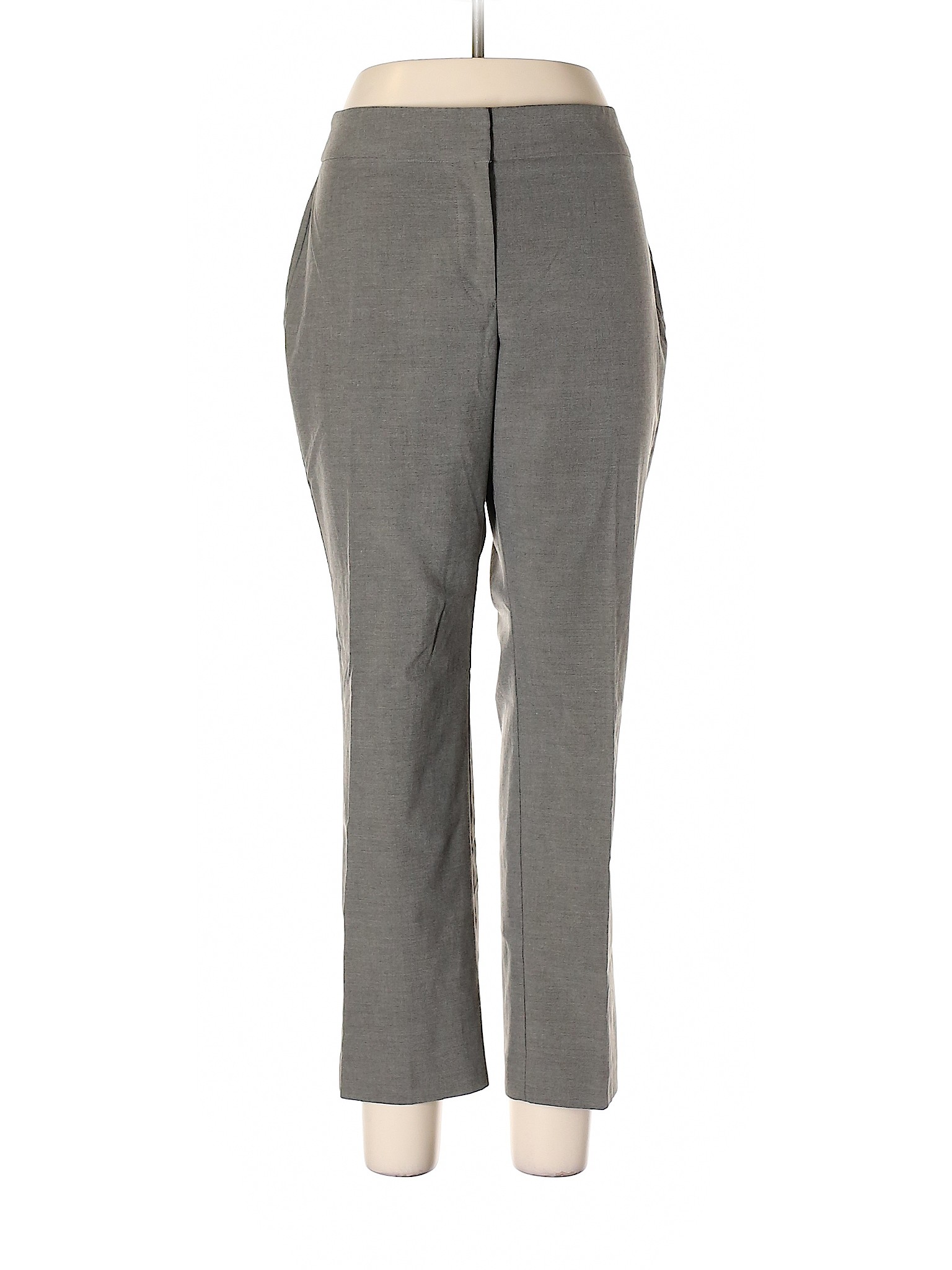 Ann Taylor Women Gray Dress Pants 12 Petites | eBay