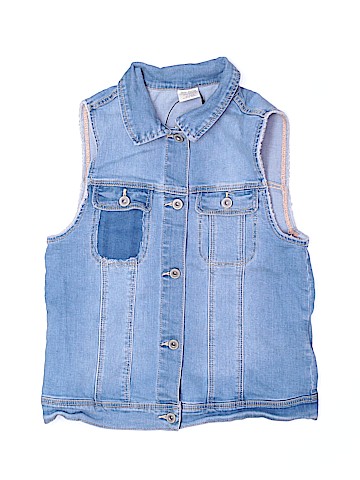 Zara Denim Vest (view 1)
