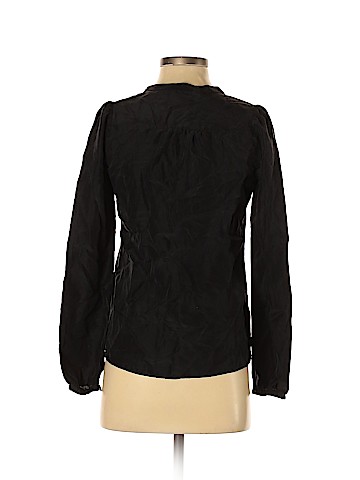 Rebecca Taylor Long Sleeve Silk Top (view 2)