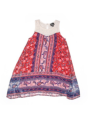 Pink & Violet Dress (view 1)