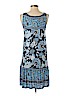 Ann Taylor LOFT Blue Casual Dress Size XS (petite) - photo 2