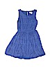 Justice Print Blue Dress Size 8 - photo 1