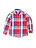 Old Navy 100% Cotton Red Long Sleeve Button-Down Shirt Size 6 - 7 - photo 1