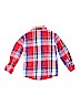 Old Navy 100% Cotton Red Long Sleeve Button-Down Shirt Size 6 - 7 - photo 2