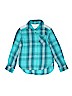 Mudd Green Long Sleeve Button-Down Shirt Size 7 - 8 - photo 1