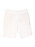 Adidas 100% Polyester White Shorts Size 8 - photo 1