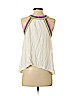 Merona 100% Cotton White Sleeveless Top Size S (petite) - photo 2