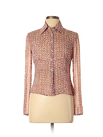 Schumacher Long Sleeve Silk Top (view 1)