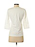Lauren by Ralph Lauren 100% Cotton White 3/4 Sleeve Top Size S (petite) - photo 2