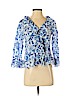 Lauren by Ralph Lauren Blue 3/4 Sleeve Blouse Size S (petite) - photo 1