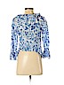 Lauren by Ralph Lauren Blue 3/4 Sleeve Blouse Size S (petite) - photo 2