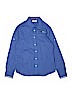 Scotch Shrunk 100% Cotton Blue Long Sleeve Button-Down Shirt Size 12 - photo 1