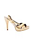 Via Spiga Gold Heels Size 10 - photo 1