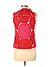Tory Burch 100% Cotton Red Sleeveless Blouse Size 0 - photo 2