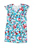 Garnet Hill 100% Cotton Blue Dress Size M (kids) - photo 1