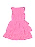 Cherokee 100% Polyester Polka Dots Pink Dress Size 5 - photo 2