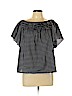 Paul & Joe 100% Cotton Gray Short Sleeve Blouse Size Lg (3) - photo 1