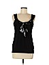 White House Black Market Black Sleeveless Top Size M - photo 1