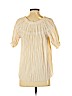 Diane von Furstenberg Ivory Short Sleeve Blouse Size 4 - photo 2