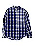 Lucky Brand 100% Cotton Blue Long Sleeve Button-Down Shirt Size L (youth) - photo 1