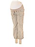 Liz Lange Maternity 100% Cotton Tan Cargo Pants Size 2 - photo 1