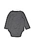 Baby Gap 100% Cotton Gray Long Sleeve Onesie Size 12-18 mo - photo 2